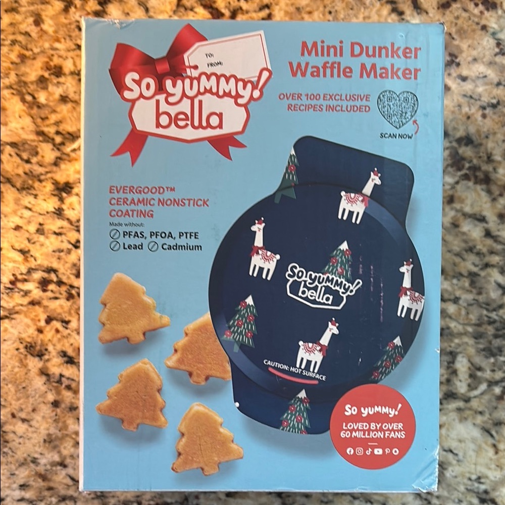 So Yummy by Bella Mini Dunker Waffle Maker